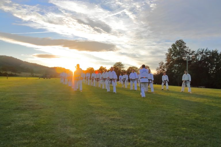 Black Belts training at Winter Camp